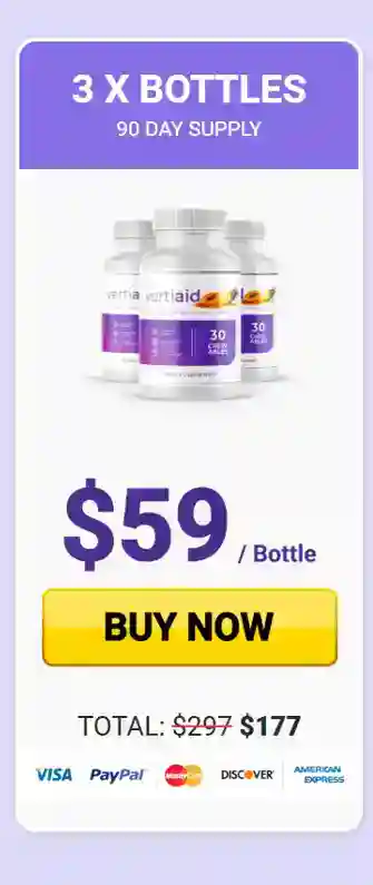 Vertiaid Bulk Offer: 3 bottles for $207 ($69 per bottle)