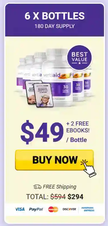 Vertiaid Super Saver Pack: 6 Bottles for $294 ($49 per bottle)